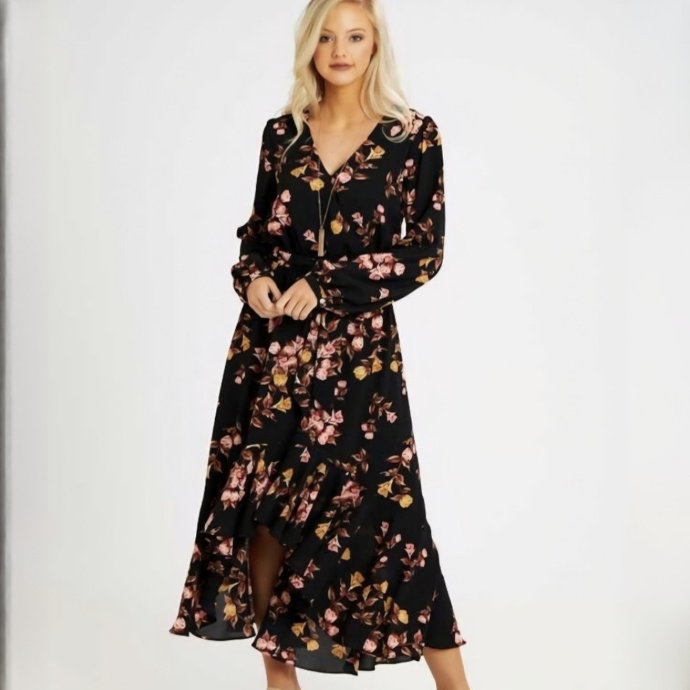 Altar'd State Floral Maxi Dress